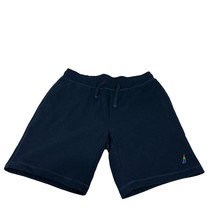 Nautica Mens Navy Blue Drawstring Shorts Cotton Blend Pride Logo Size M - $19.32