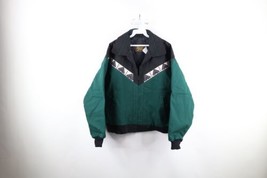 Vintage 90s Streetwear Mens Medium Southwestern Fiesta Quilt Lined Jacket USA - £94.70 GBP