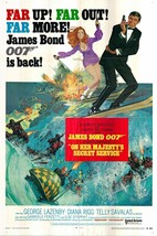 On Her Majesty&#39;s Secret Service original 1970 vintage one sheet movie poster - £652.97 GBP