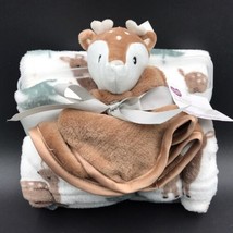Parent&#39;s Choice Deer Baby Blanket Set Lovey Woodland Walmart - £39.86 GBP