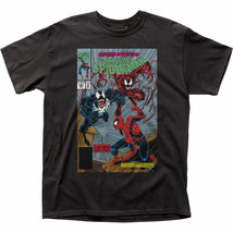Spider-Man Venom vs Carnage Comic Cover Part Two T-Shirt Black - £27.51 GBP+