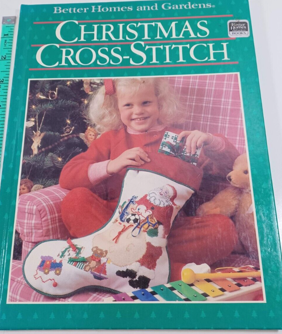 Christmas Cross Stitch Better Homes and Gardens Book 1987 Patterns Nativity  - £6.23 GBP