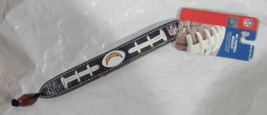 NFL Los Angeles Chargers Football Blue w/White Laces Bracelet by GameWear - $15.95