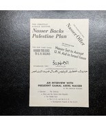 1959 Interview With President Gamal Abdel Nasser - Christian Science Mon... - $47.49 CAD