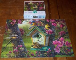BUFFALO Kim Norlien SPRINGTIME BEAUTY Birds JIGSAW PUZZLE 300 Pieces - $14.85