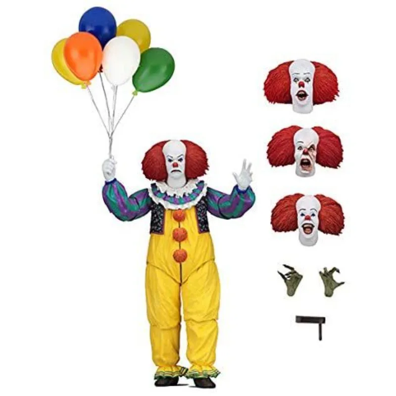  it anime figures clown pennywise action figures interchangeable head mobile model doll thumb200