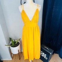 BB DAKOTA BY STEVE MADDEN Challi Midi Dress, Summer, Yellow, Medium (6-8... - $59.00