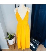 BB DAKOTA BY STEVE MADDEN Challi Midi Dress, Summer, Yellow, Medium (6-8... - €51,00 EUR