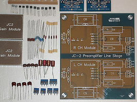 Modular stereo preamplifier JC-2 kit  premium parts ultimate performance ! - $50.20