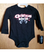 Fashion Holiday Baby Glam Clothes 6M Christmas Rocks Newborn Creeper Bod... - £5.19 GBP