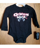 Fashion Holiday Baby Glam Clothes 6M Christmas Rocks Newborn Creeper Bod... - $9.06 CAD