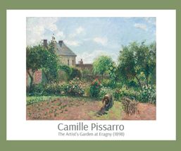 The Artist&#39;s Garden at Eragny Camille Pissarro 18 x 14 in - £17.20 GBP