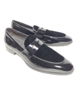 Bruno Magil Patent Leather and Velvet Black Dress Shoes Size 10M - $1,080.20 MXN