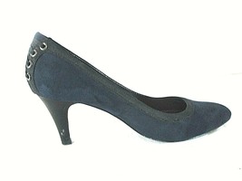 Liz Claiborne Blue Faux Suede Slip On Pumps Heels Shoes Women&#39;s 6.5 M (S... - £18.94 GBP