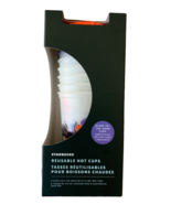 Starbucks Halloween 2022 Glow in the Dark Reusable Hot Cups 16 oz Pack of 6 - $39.59