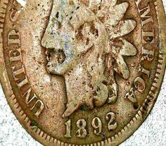 Indian Head Penny 1892, 1893, and  1897 AA20-CNP7036 Antique - £39.92 GBP