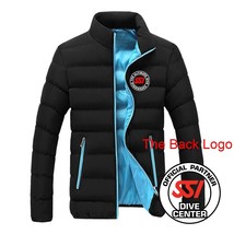 2022 Scuba Diving Dive SSI Men's New Stand Collar Cotton Jackets Warmer Zipper H - $144.42