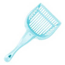 Turquoise Cat Litter Scoop with Reinforced Comfort Handle - £13.59 GBP