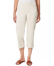 Gloria Vanderbilt Womens Pull On Crop Pant,Size 14,Stonewood - £27.18 GBP