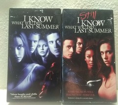 I Know what you did last Summer &amp; I still Know VHS LOT 2 Teen Slasher Horror Cu - £8.35 GBP