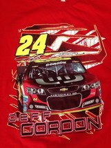 Jeff Gordon NASCAR #24 Chevy SS Hendrick Racing Red Womens T-Shirt XL 45... - $19.99