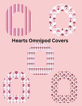 Omnipod Cover Hearts Theme Style Pack of 5 - $12.99