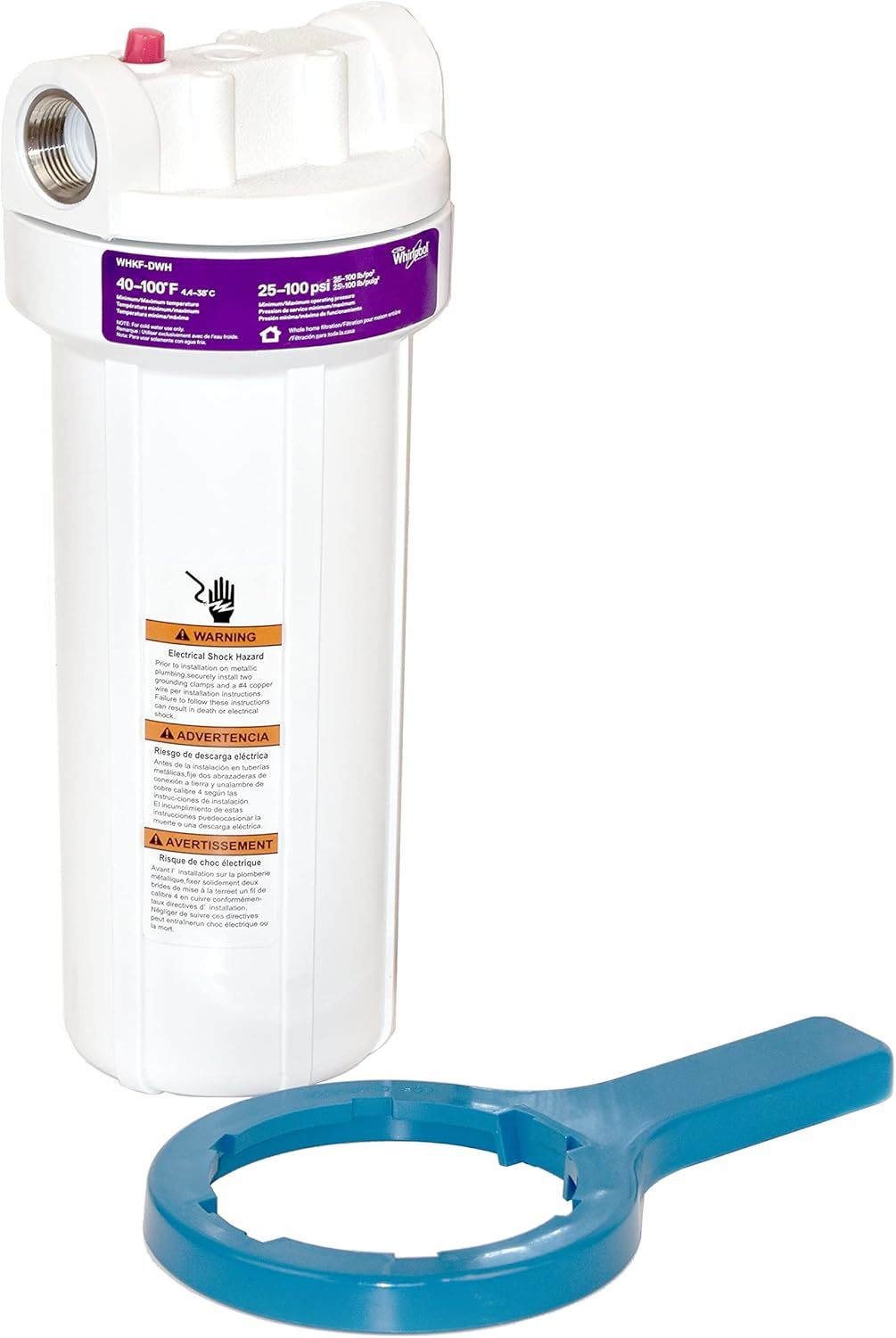 Whirlpool Whole Home Water Filtration System | Whkf-Dwh, Stainless Steel... - $41.55