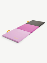 6&#39; Three Folding Gymnastics Mat with Carry Handles, Multi Color, Pink, 1... - $1,051.98 MXN
