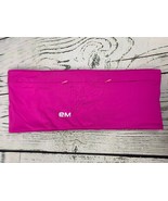 Running Belt Travel Money Belt with 2 Zipper Pockets Fit Pink Large - £18.67 GBP