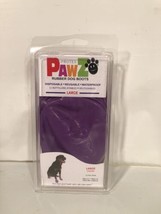 Protex PAWZ Gummi Hund Stiefel Lila - Groß - $10.88