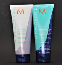 Moroccanoil Blonde Perfecting Purple Shampoo and Conditioner 6.7 oz - $35.87