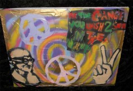 TONY B CONSCIOUS Original Canvas Venice Beach Peace Hip Hop 2011 Signed - £638.68 GBP