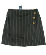 NWT- HOLLISTER black with stripes faux wrap skirt Size M - £13.58 GBP