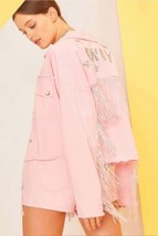 Howdy Sequin Fringe And Star Patches Jacket - $73.50