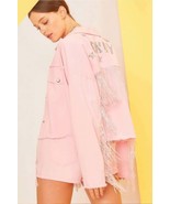 Howdy Sequin Fringe And Star Patches Jacket - $100.52 CAD