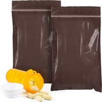 1000 Amber Zip Lock Bags Seal Top Plastic Bags Poly UV Defense 3 mil - £191.05 GBP