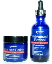 Reventin Advanced Retinol Deep Recovery Night Cream &amp; Antioxidant Day Se... - £15.55 GBP