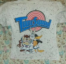 Vtg 90s Space Jam Bugs Bunny Taz T-Shirt Shirt Sylvester Tune Squad Sz Youth M - £48.22 GBP
