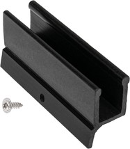 Sliding Shower Door Bottom Guide 1/2&quot; X 3&quot; Fit For Glass Sliding, Black ... - $29.94