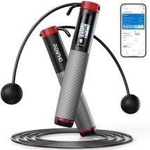 Smart Skipping Rope With Counter, Adjustable Jump Ropes For Fitness, Ski... - £44.10 GBP