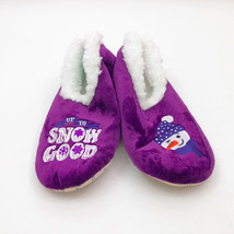 Snoozies Women&#39;s Slippers Up To Snow Good Non Skid Soles Med 7/8 - £10.07 GBP