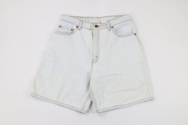 Vtg 90s Levis 551 Womens Size 12 Distressed Relaxed Fit Denim Shorts Jorts USA - £47.58 GBP