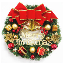 Christmas Wreath Clover Wreath Natural Pine Decorative Christmas Garland with Fr - £14.11 GBP+