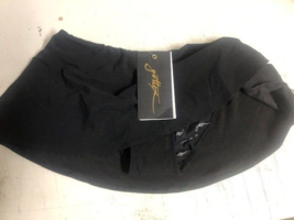 $98 Gottex Skirt Swim Brief Bikini Swimsuit 1024-P20 Sz 8 Solid Black NWT - $28.04