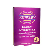 Queen Helene Batherapy Natural Mineral Bath Lavender 1 Box With 3 Pack Inside - £15.97 GBP