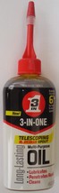 3-In-ONE MULTI-PURPOSE HOUSEHOLD OIL,  4 oz Bottle w 6&quot; TELESCOPING SPOUT - $14.84
