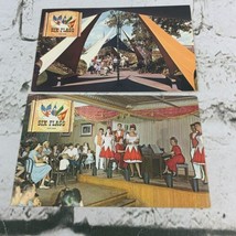 Vintage Postcard Lot Of 2 Six Flags Over Texas Crazy Horse Saloon Toward Mexico - £9.49 GBP