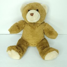 Build A Bear Workshop Brown Cream Stuffed Animal Bear Plush 14&quot; Sitting - $21.77