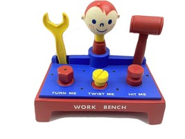 Vintage Ideal Toy Work Bench Toddler Workshop Tactical Tool Kid Child 1962 - £13.33 GBP