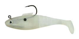 4&quot; VUDU SHAD 3/8 OZ 3/PK WHITE PEARL - £5.55 GBP